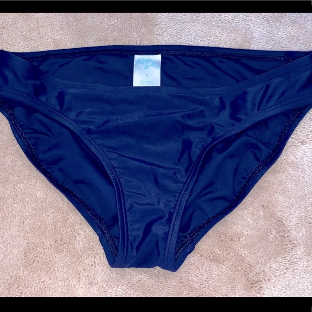 Women Navy Bikini Bottom